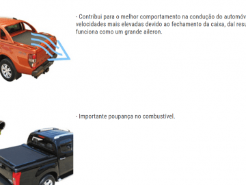 Mitsubishi L200 9/15 Roll Cover tampa de alumínio (Cabine Extra)