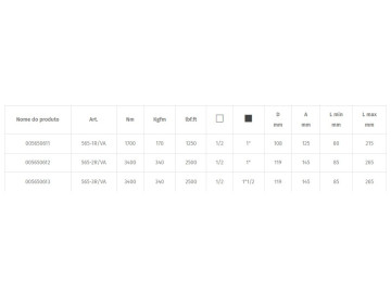 Multiplicadores De Binário Para Aperto À Esquerda E À Direita Relação 27:1 Com Sistema Anti-Retorno, Em Estojo - BETA 565-1R/VA