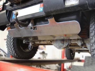 N4 - Proteção inferior do tanque de combustível em alumínio 6mm