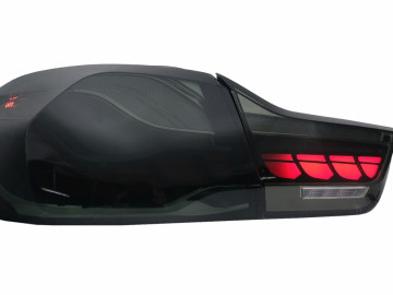OLED Taillights suitable for BMW 4 Series F32 F33 F36 M4 F82 F83 (2013-03.2019) Red Smoke with Dynamic Sequential Turning Light