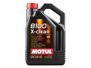 OLEO MOTUL 8100 X-CLEAN 5W-40 - 5 LITROS