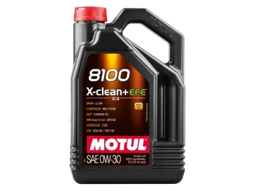 OLEO MOTUL 8100 X-CLEAN+ EFE 0W-30 - 5 LITROS