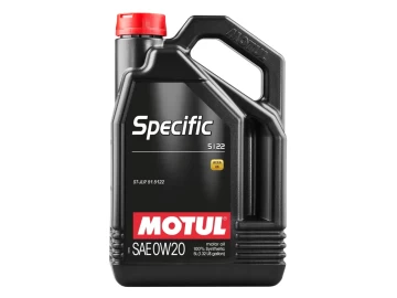 OLEO MOTUL SPECIFIC 5122 0W-20 - 5 LITROS