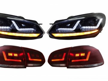 OSRAM LEDriving FULL LED TailLight with Xenon Upgrade Headlights suitable for VW Golf 6 VI (2008-2012) Dynamic Sequential Turning Light