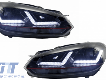 Osram Xenon Upgrade Headlights LEDriving suitable for VW Golf 6 VI (2008-2012) Red GTI LED Dynamic Sequential Turning Lights