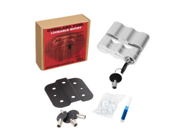 Overland - Suporte standard com fechadura, cor neutra