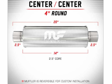 Panela Magnaflow Redonda 63mm 63mm