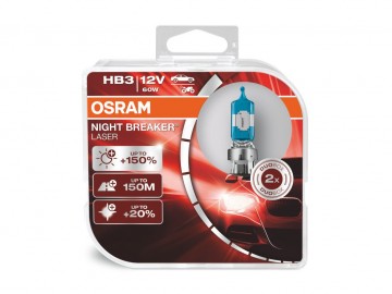 Par Lâmpadas OSRAM Night Breaker Laser HB3 +150%