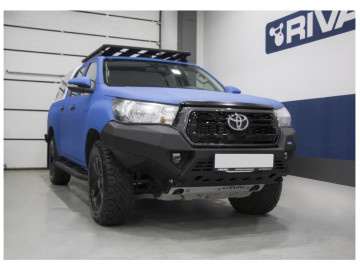 Para-choque RIVAL alumínio Toyota Hilux 2018-2020 (somente acabamento Legend) com faróis de LED