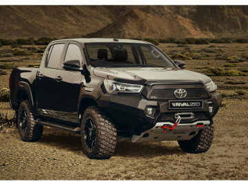 Para-choque de alumínio RIVAL Toyota Hilux 2021- (inc. Invincible) com grade RIVAL