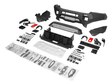 Para-choque de alumínio RIVAL Toyota Hilux 2021- (inc. Invincible) com grade RIVAL