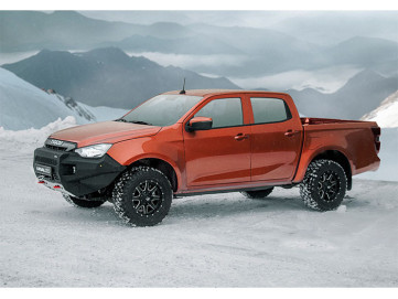 Para-choques RIVAL em alumínio Isuzu D-Max 2020+ com faróis LED