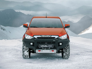 Para-choques RIVAL em alumínio Isuzu D-Max 2020+ com faróis LED