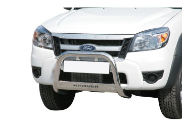 Grelha Frontal em aço inoxidável Ø63mm com gravação. Ranger (apenas 2009-2012)