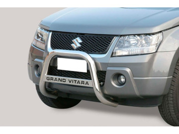 Grelha Frontal em aço inoxidável Ø76mm sem barra. Aprovado pela CE / Grand Vitara [2005 - 2008]