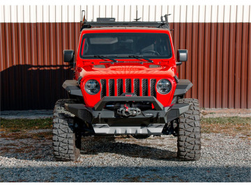 Para-choques dianteiro RIVAL em alumínio para Jeep Wrangler JK/JL (2007+)