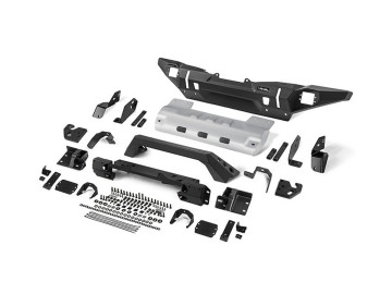 Para-choques dianteiro RIVAL em alumínio para Jeep Wrangler JK/JL 2007+ com faróis LED