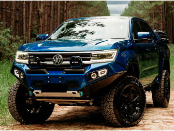 Pára-choques frontal AFN com base para guincho, com faróis integrados