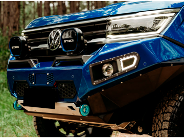 Pára-choques frontal AFN com base para guincho, com faróis integrados