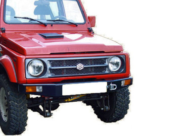 Para-choques frontal com base de guincho (apenas modelos a gasolina) Samurai/SJ [1986 - 2003] 