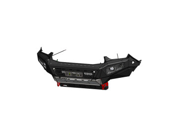 Para-choques frontal com base de guincho com faróis integrados