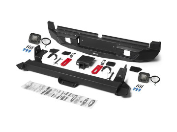 Para-choques traseiro RIVAL em alumínio Isuzu D-Max 2020+ com faróis LED