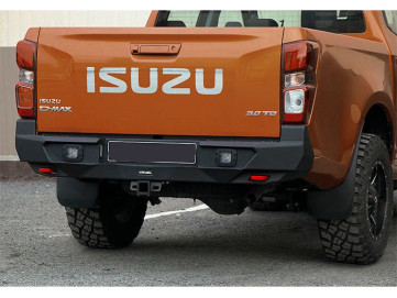 Para-choques traseiro RIVAL em alumínio Isuzu D-Max 2020+ com faróis LED