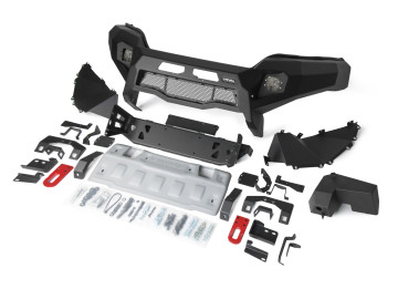 Parachoques RIVAL alumínio Ford Mitsubishi L200 2019-2024 c/faros LED