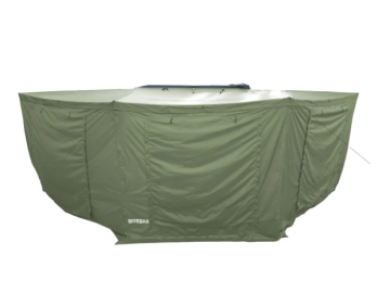 Paredes para Toldo 180º Overland (2,5m) premium verde