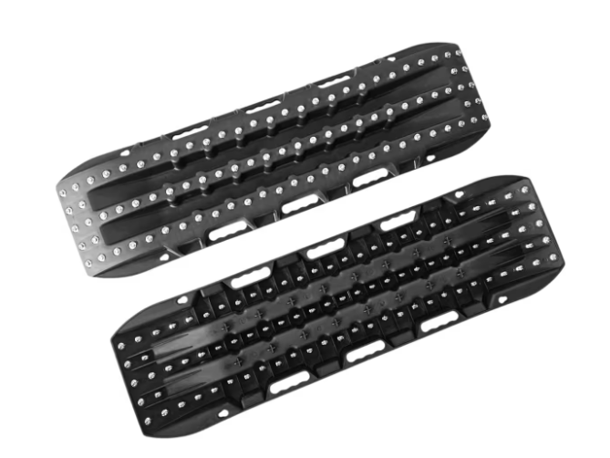 Pranchas de resgate off-road com pontas metálicas substituíveis