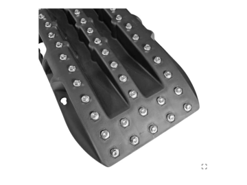 Pranchas de resgate off-road com pontas metálicas substituíveis