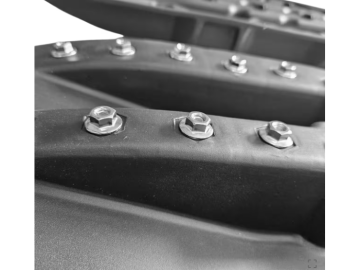 Pranchas de resgate off-road com pontas metálicas substituíveis