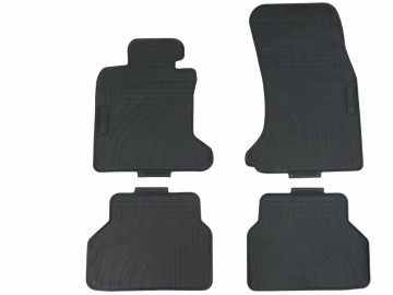 Premium Floor Mat Rubber Black suitable for BMW 5 Series E60 Limousine E61 Touring (2003-2010)