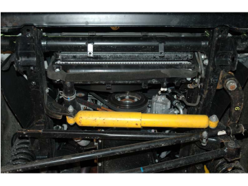 Proteção das barras de direção em alumínio 5 mm (2007-2012)