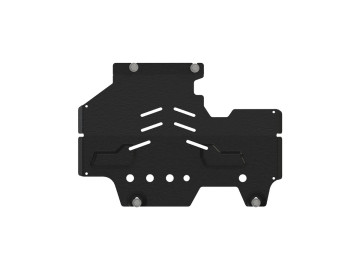 Proteção de cárter em aço de 3 mm (estampado; exceto para a versão Raptor).