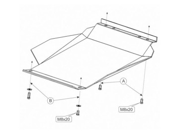 Proteção do cárter de aço de 2 mm / 4Runner [1987 - 1995]