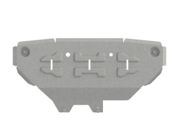 Proteção do radiador em alumínio de 6 mm (estampado; exceto Raptor)