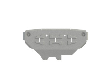 Proteção do radiador em alumínio de 6 mm (estampada; exceto Raptor)