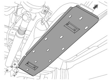 Protecção do tanque de alumínio de 5mm (2,2; 3,2; 2012-2019)