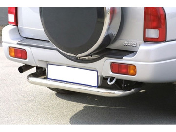 Protetor do para-choques traseiro em tubo de aço inoxidável Ø63mm (apenas 2004-2007)