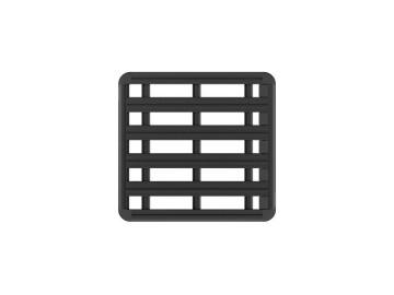 RHINO RACK - Grade para tejadilho em alumínio lacado de 1300x1430 com suportes e backbone