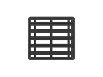 RHINO RACK - Grade para tejadilho em alumínio lacado de 1500X1240 com suportes