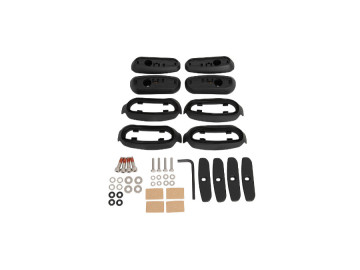 RHINO RACK - Kit de 2 barras transversais HD de 1250 com suportes