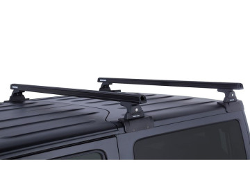 RHINO RACK - Kit de 2 barras transversais HD de 1500 com suportes e backbone