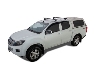 RHINO RACK - Kit de 2 barras transversais Vortex de 1260 com suportes