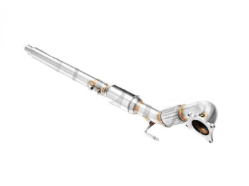 RM MOTORS DOWNPIPE AUDI A3 8P 1.8, 2.0 TFSI + CATALISADOR 200 cpsi EURO 4  