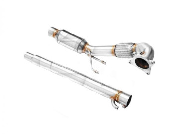 RM MOTORS DOWNPIPE AUDI A3 8P 1.8, 2.0 TFSI + CATALISADOR 100 cpsi EURO 3 