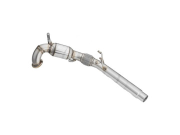 RM MOTORS DOWNPIPE AUDI A3 8V 2.0 TSI + CATALISADOR 100 cpsi  EURO 3