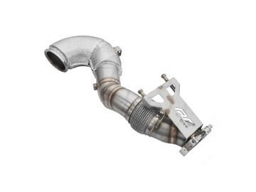 RM MOTORS DOWNPIPE AUDI RS3 8Y 2.5 TFSI COM PROTEÇÃO CALOR E CONVERSORES CATALÍTICOS