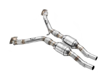 RM MOTORS DOWNPIPE AUDI S4, RS4 B5 2.7 T + CATALISADOR 100 cpsi  EURO 3